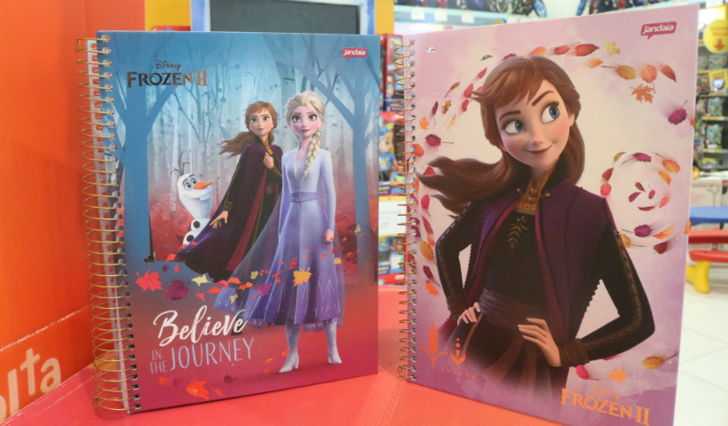 Frozen E Sua Turma Estampam Os Itens De Volta S Aulas Riomar Recife