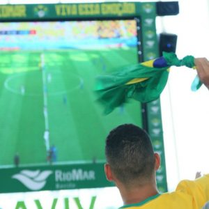 RioMar exibe partida do Brasil contra a Sérvia