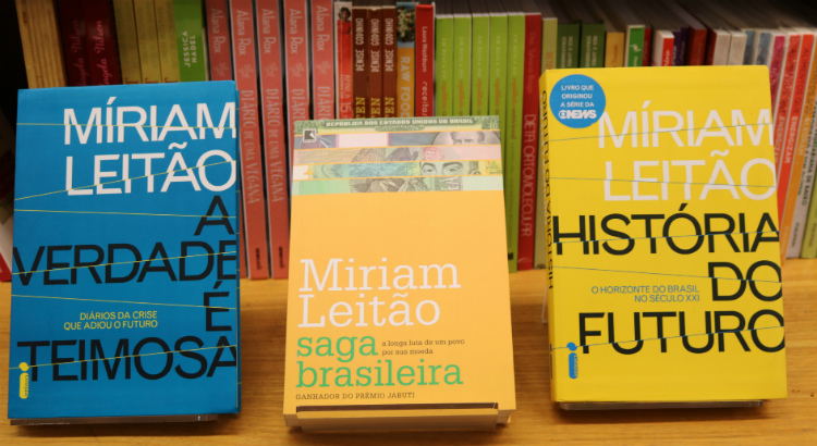 Os livros de Miriam Leitão, vencedora do Prêmio Jabuti de Literatura