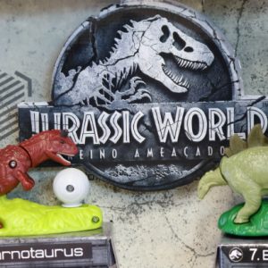 Mc Lanche Feliz: brindes de dinossauros do filme Jurassic Word