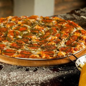 Pizza queridinha da Vignoli é um clássico com toque da casa