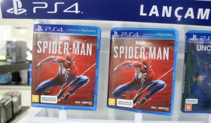 Jogo Spider-Man disponível no RioMar