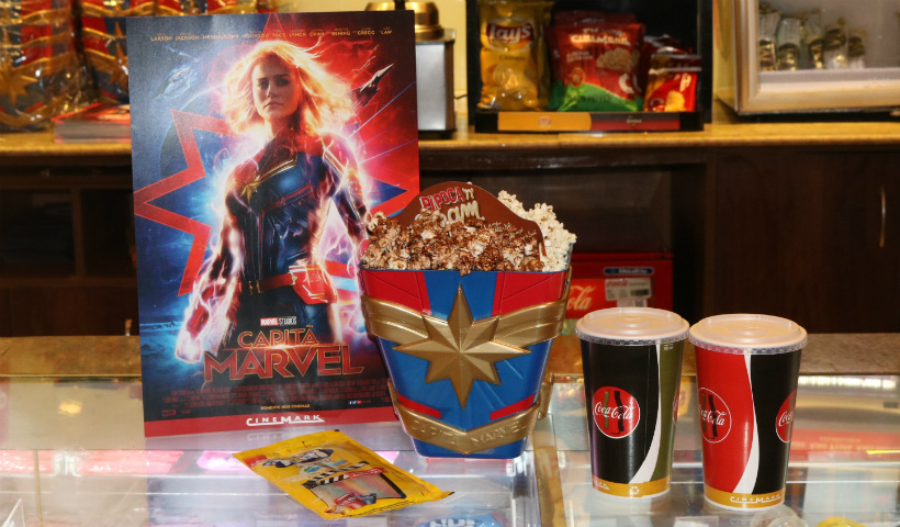 Combo promocional do filme Capitã Marvel