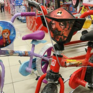 Dia das Crianças: bicicletas fazem a alegria dos pequenos