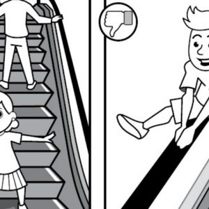Campanha alerta para uso correto de escadas e elevadores
