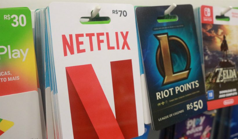 Netflix, games e serviços: gift cards para todos os gostos