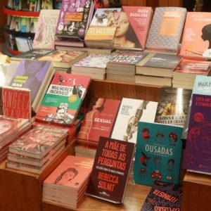 Cultura: estande especial reúne livros escritos por mulheres