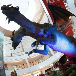 Dragões mexem com a imaginação no RioMar Recife