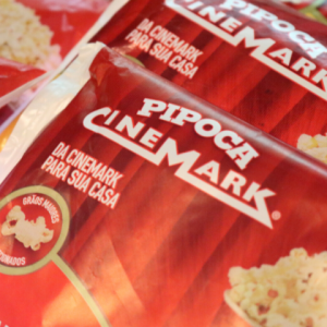 Pipoca do Cinemark agora na sua casa