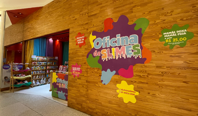 Oficina de Slimes no RioMar garante a diversão da garotada