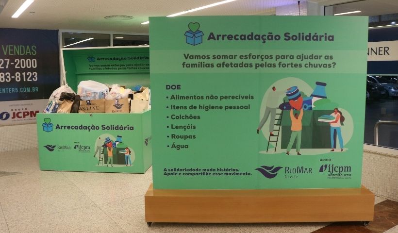 Chuvas: RioMar Recife com ponto de arrecadação de doações