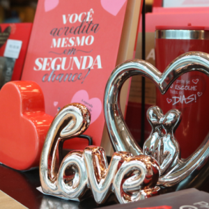 Presentes diversos para o seu amor na Livraria Leitura