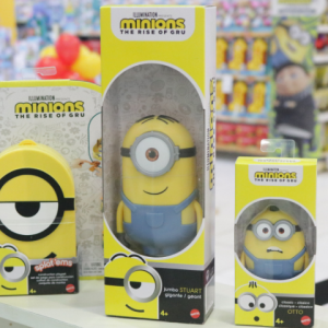 Brinquedos do novo filme “Minions 2” fazem sucesso na Ri Happy