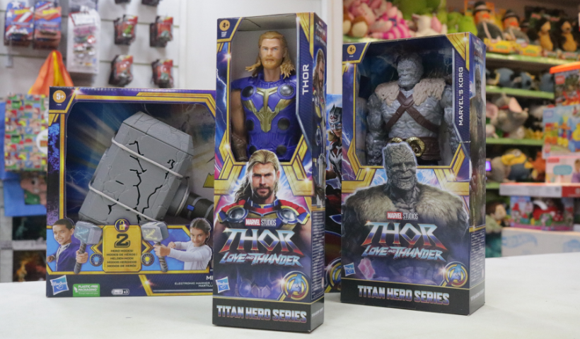 PB Kids destaca brinquedos do novo filme “Thor: Amor e Trovão”