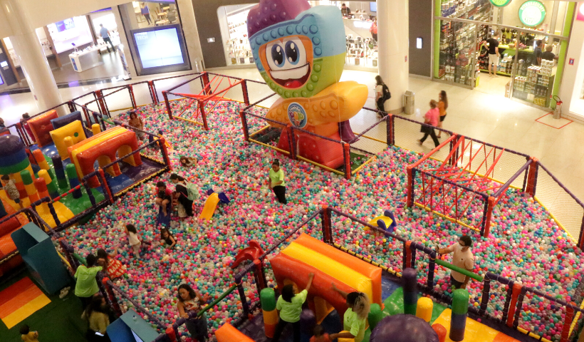Lazer para crianças: Pop It Park com diversas atrações no RioMar