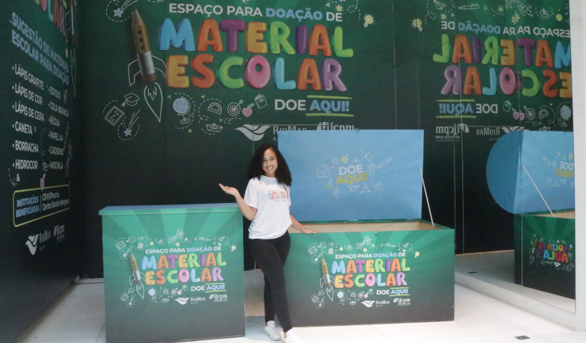 RioMar Recife realiza campanha de doação de material escolar