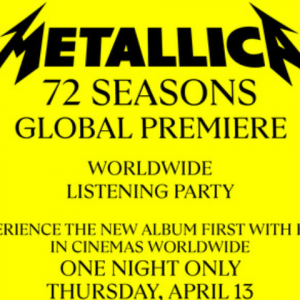 Cinema RioMar exibirá ’72 Seasons’, do Metallica