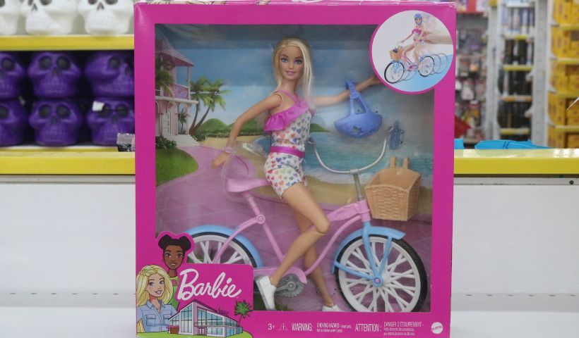 Boneca - Barbie - Cadeirante - Roupa Azul - Mattel - Ri Happy