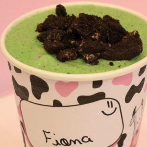 Milky Moo: sabor Fiona com Oreo e calda de menta