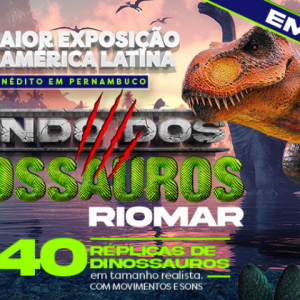 Ingresso gratuito liberado para o Mundo dos Dinossauros