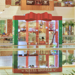 Vitrines de Natal com boas ideias para presentes